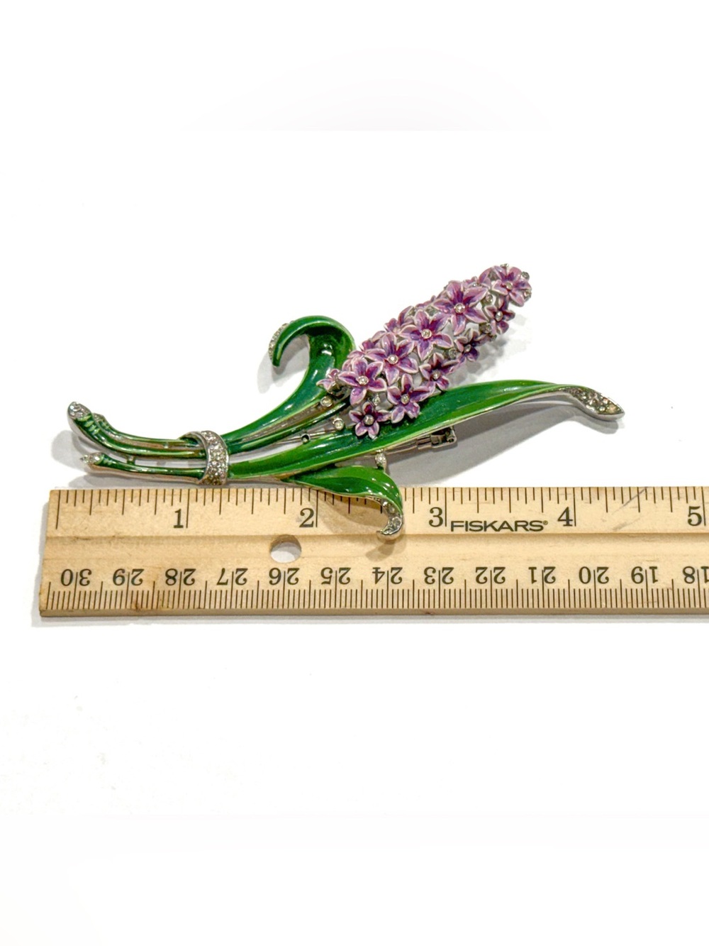 Rare 1940s Crown Trifari Alfred Philippe Double-Prong Fur Clip Brooch Pat 125820 - Picture 16 of 17